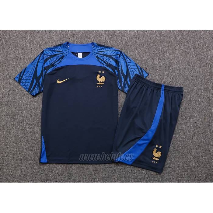 Chandal del Francia Manga Corta 2022-2023 Azul - Pantalon Corto
